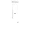 Moss luminaire - Suspension en cristal - suspension vintage - suspension design- moss series - suspension 3 point