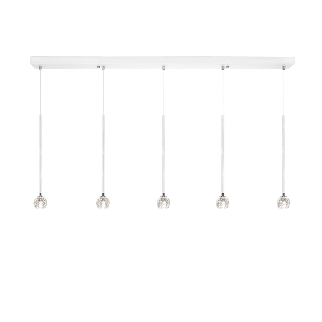 Moss luminaire - Suspension salle à manger en cristal - suspension vintage - suspension design- moss series - suspension 3 point (2)