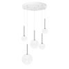 lustre bulle de verre design- suspension en verre- suspension tendance murano- suspension salon- moss series