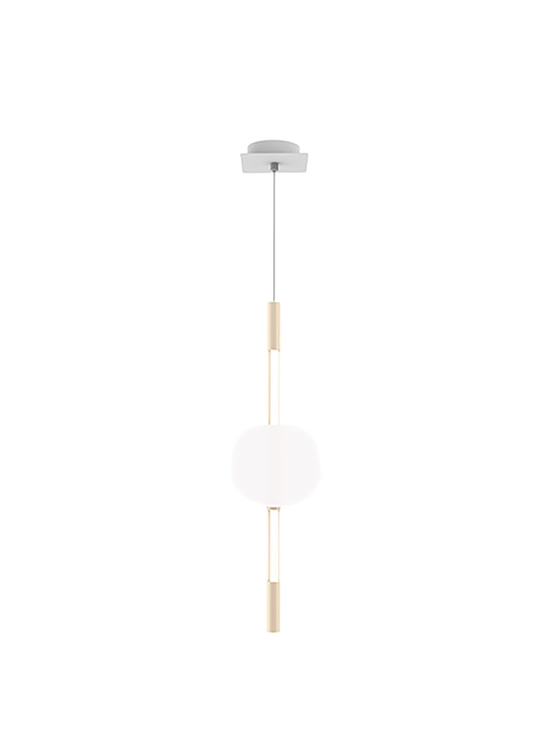 suspension Attraverso Ivoire & Verre Dépoli moss series