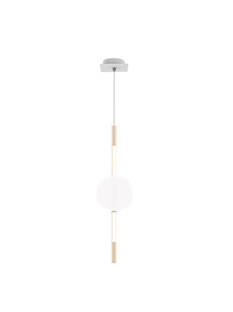 suspension Attraverso Ivoire & Verre Dépoli moss series