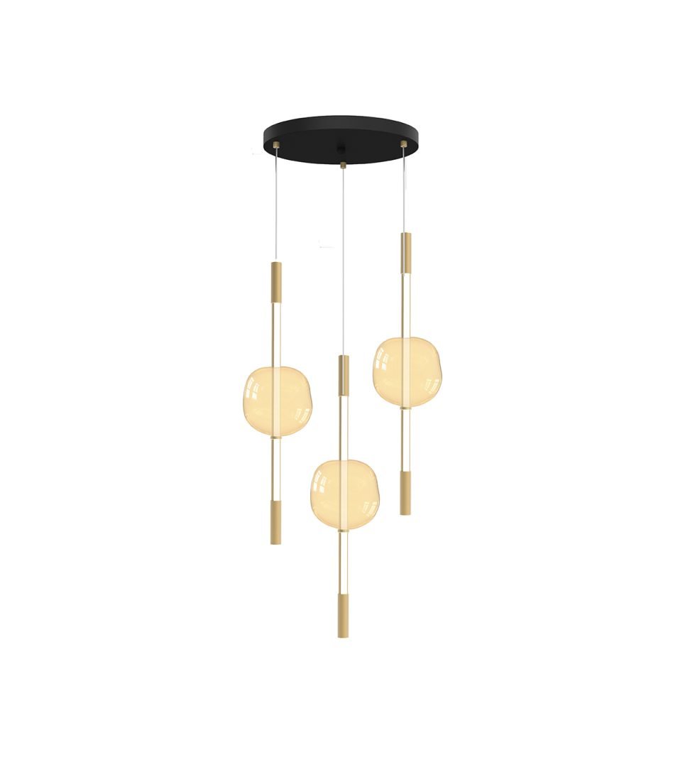 Suspension Attraverso Or & Ambre - Moss Series