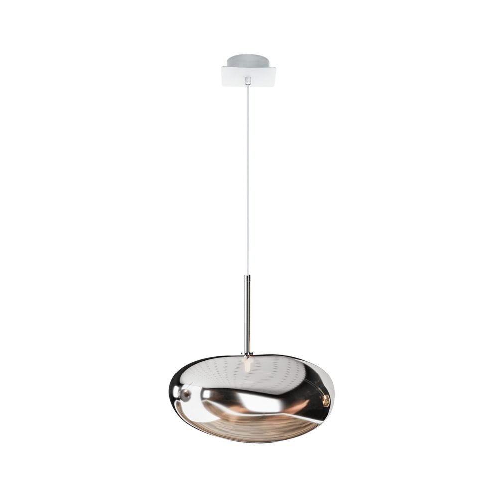 Galet chrome fond blanc 1